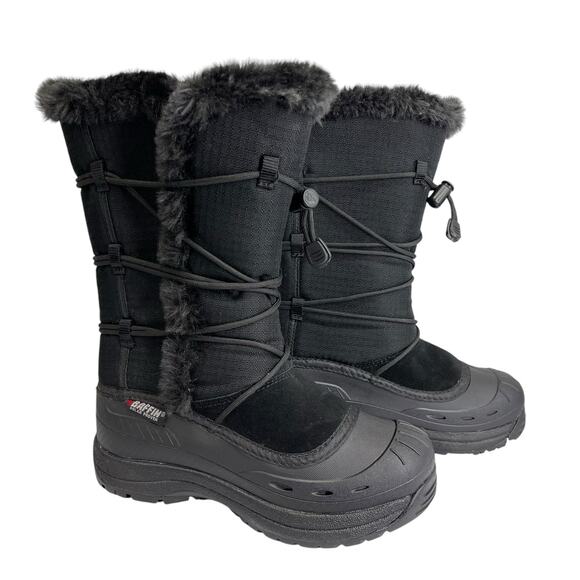 Baffin Ella Womens Boot Mid Height Size 6 Black - Picture 1 of 9